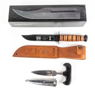 Sale Photo Thumbnail #309: KA-BAR Vietnam Knife & Steel Push Dagger
