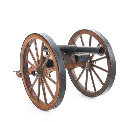 Sale Photo Thumbnail #30: Scale Model 12-Pounder Field Artillery Cannon