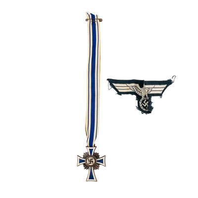 Sale Photo Thumbnail #162: Cross of Honour of the German Mother & Heer Patch