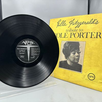 1964 Verve Records Ella Fitzgerald A Tribute To Cole Porter Vinyl Album - V/4066