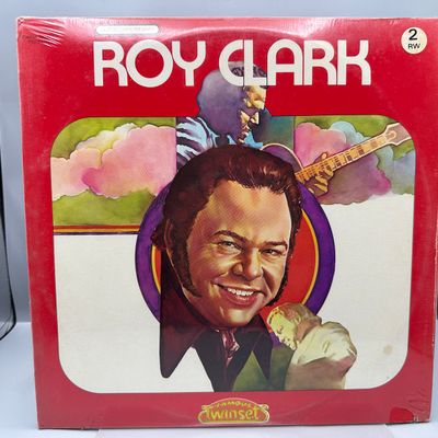 SEALED Unknown Release Date Dot Records Roy Clark Famous Twinsets 2-LP Vinyl Album - PAS 2-1046