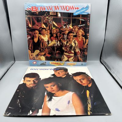Bow Wow Wow (2 LP Lot): Twelve Original Recordings (1982), in original shrinkwrap; and When The Going Gets Tough The Tough Get Going...