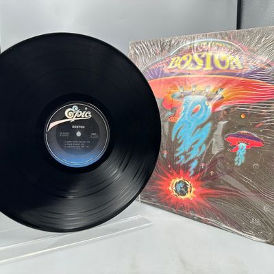 1970s Epic Records Boston Self-Titled Debut Reissue Vinyl Album - JE 34188