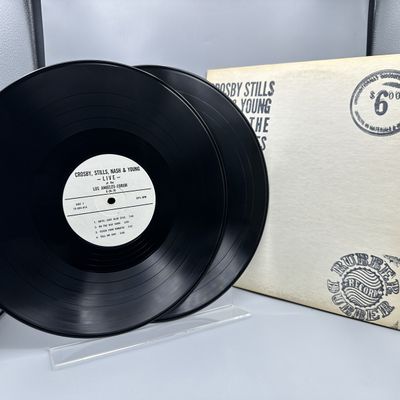 Crosby, Stills, Nash & Young: Live At The Los Angeles Forum 6-26-70 (1970), 2 LPs, gatefold