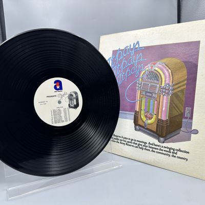 Army Reserve Presents Spots (Summer 1974) - Radio station transcription LP of public service spots by music and sport celebrities