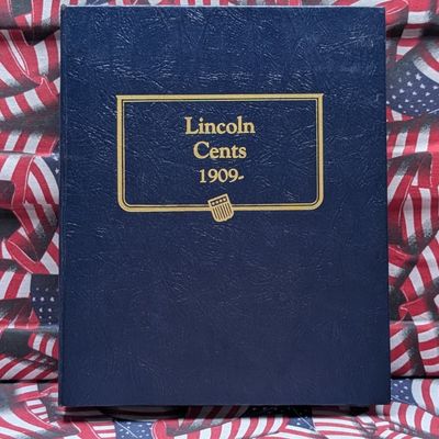 Sale Photo Thumbnail #295: Partial 1909-1974 Lincoln Cent Collection in Whitman Album - Includes BETTER DATES! (106 Coins)
