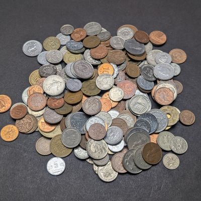Sale Photo Thumbnail #405: 1.4 Lbs. of Various Vintage & Modern World Coins