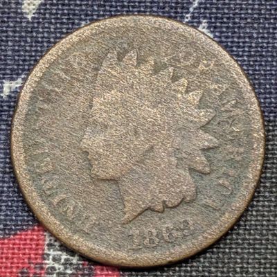 Sale Photo Thumbnail #294: GOOD - 1869 Indian Head Cent