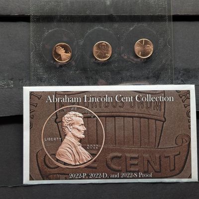 Sale Photo Thumbnail #319: 2022-P&D and S-PROOF Abraham Lincoln Cent Collection