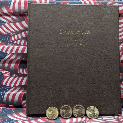 Sale Photo Thumbnail #331: Partial 2000-2007 Sacagawea Native American Dollar Collection in Dansco Album, 24 Coins Total, No "S" Proof Coins