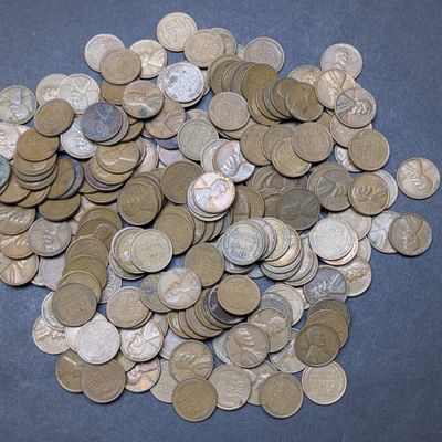 Sale Photo Thumbnail #57: Approx. (5000) Various Dated Lincoln Wheat Cents - Both P&D Mint