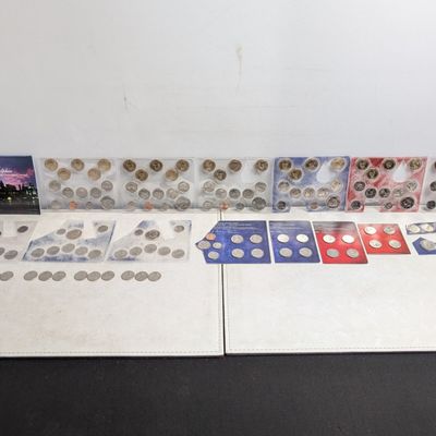Sale Photo Thumbnail #393: BIG! Bag of Partial 2009-2023 U.S. Mint UNC Sets (Some Coins Cut Out of OGP)