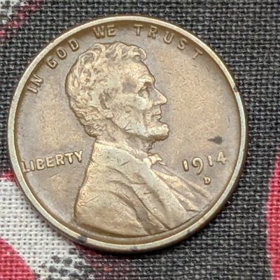 Sale Photo Thumbnail #257: 1914-D Lincoln Wheat Cent - XF - KEY DATE!!