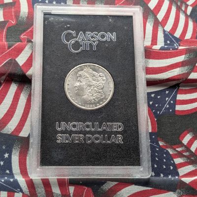Sale Photo Thumbnail #285: 1884-CC Morgan 90% Silver Dollar - Slabbed