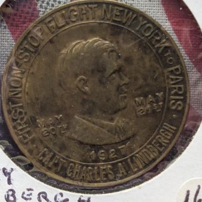 Sale Photo Thumbnail #86: 1927 U.S. Lucky Lindbergh Commemorative Medal