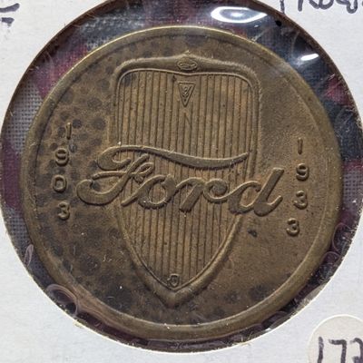 Sale Photo Thumbnail #92: 1933 U.S. Ford 30 Years of Progress So-Called Bronze Medal, HK-465