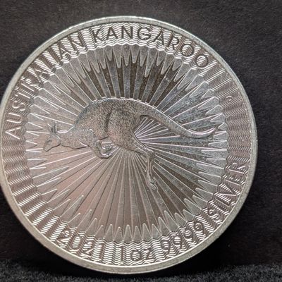 Sale Photo Thumbnail #381: 1 oz. .9999 FINE SILVER 2021 Australia $1 Kangaroo