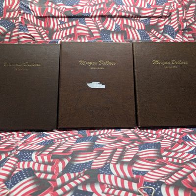 Sale Photo Thumbnail #159: (3) *EMPTY* Morgan Dollar Dansco Collector's Albums - No Coins!!
