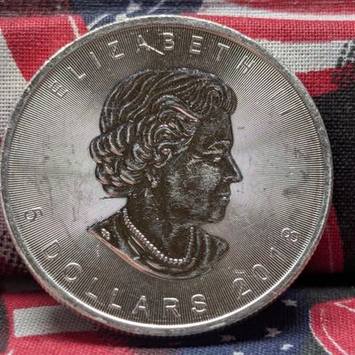 Sale Photo Thumbnail #261: 1 oz. .9999 FINE SILVER 2018 Canadian $5 Maple Leaf Round