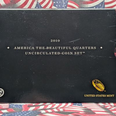 Sale Photo Thumbnail #336: 2010 P&D America The Beautiful Quarter UNC Coin Set in OGP w/ COA
