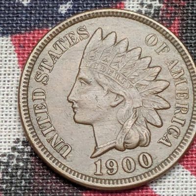Sale Photo Thumbnail #256: AU - 1900 Indian Head Cent