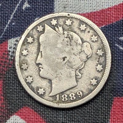 Sale Photo Thumbnail #398: 1889 Liberty Head V-Nickel