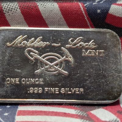 Sale Photo Thumbnail #37: 1 oz. .999 FINE SILVER Sailors Dream Mermaid Designed Art Bar, Mother Lode Mint - Mermaid Is On Reverse