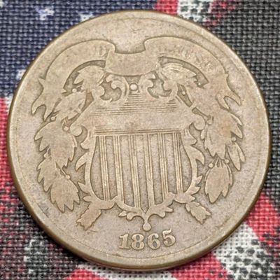 Sale Photo Thumbnail #293: VG - 1865 Two Cent Piece