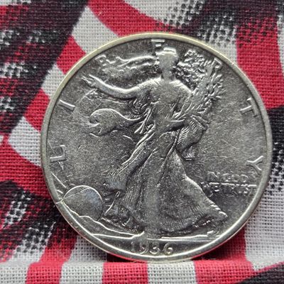 Sale Photo Thumbnail #387: 1936-D Walking Liberty 90% Silver Half Dollar