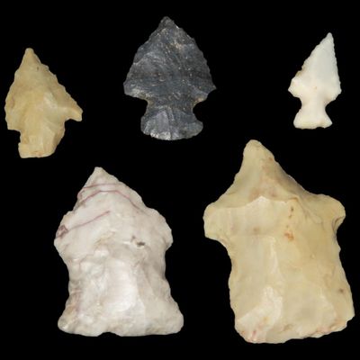 Sale Photo Thumbnail #36: Lot of 5 Bird Points, Central Missouri