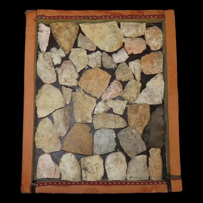Sale Photo Thumbnail #253: 10" x 10" Display Frame of Broken Points, Great for Hanging or Display