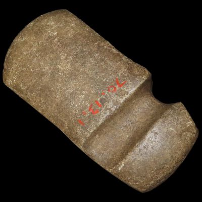 Sale Photo Thumbnail #82: 6" Iowa Three Quarter Slant Groove Axe, Lee Co., Iowa