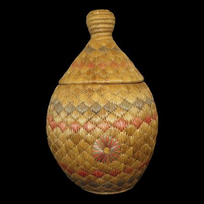 Sale Photo Thumbnail #366: 10 1/2" x 6 1/2" Alaskan Basket, Very Nice and Well Made