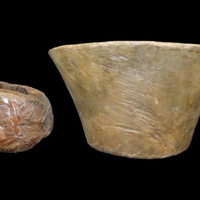 Sale Photo Thumbnail #372: Lot of 2 Wooden Bowls, Africa