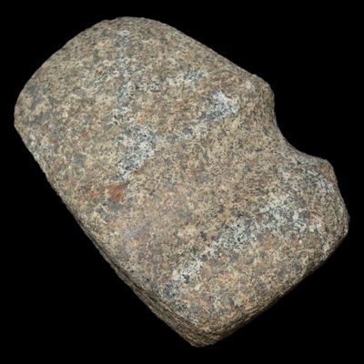 Sale Photo Thumbnail #134: 4 1/4" 3/4 Grooved Axe, Found in Central Iowa