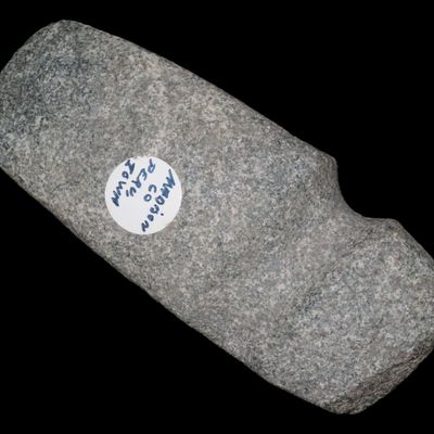 Sale Photo Thumbnail #180: 6 1/4" Iowa Slant Groove Axe, Peru, Madison Co., Iowa