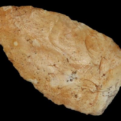 Sale Photo Thumbnail #308: 2 3/4" Early Archaic / Late Paleo Arrowhead, Sullivan Co., Missouri, Ex. Steve McCabe Collection