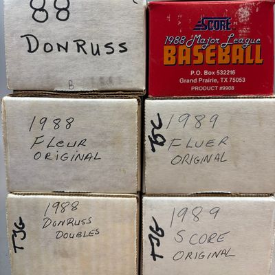 1988 1989 Donruss Score Fleer Baseball Lot