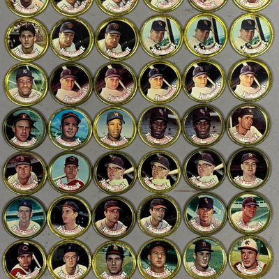 Lot 57 1964 Topps Baseball Coins HOF Yaz & More