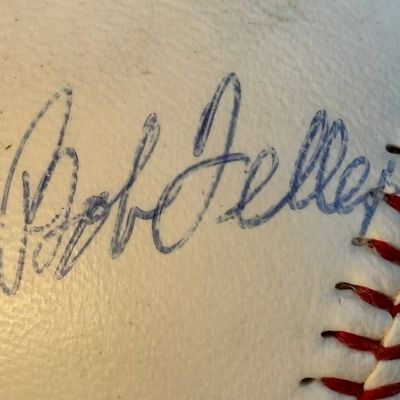 Bob Feller World Tour  Ambassadors Baseball Signed