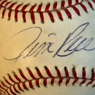 Jim Rice Rawlings OAL Single Signed Baseball