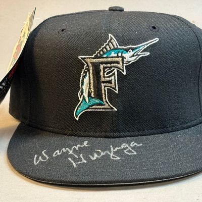 Wayne Huizenga Signed Florida Marlins Baseball Hat