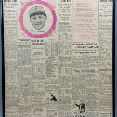 Cleveland Leader 8.6.1907 HUGH JENNINGS Tigers