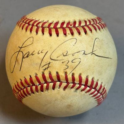 Larry Csonka #39 Single Signed Rawlings Haiti Ball