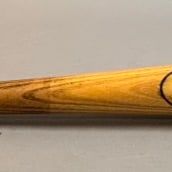 Atlanta Braves Game Used Signed Baseball Bat