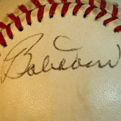 Bobby Doerr Single Signed Rawlings OAL Baseball