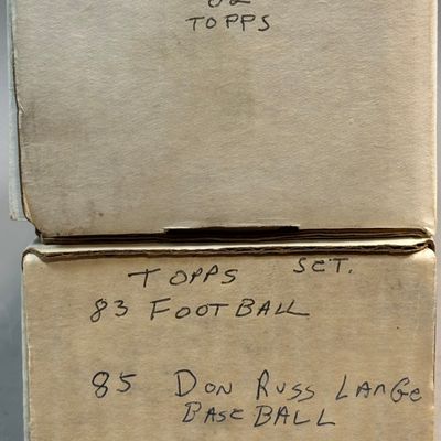 1982 Topps Football Set & Duplicates 1983 Topps