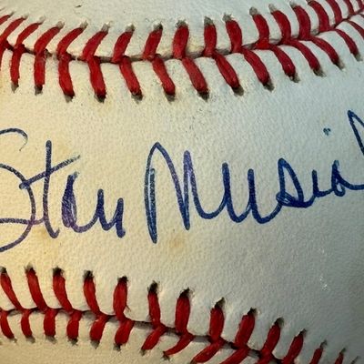 Stan Musial Single Signed Rawlings ONL Baseball
