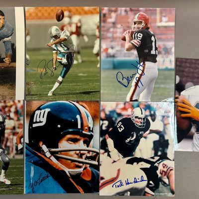 Lot 7 NFL Star Autographs Ted Hendricks 8x10