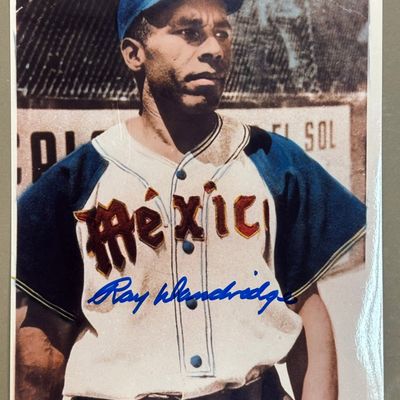 Ray Dandridge Signed Mexico 8x10 Baseball Photo